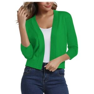 Vibrant Green Women's Cardigan